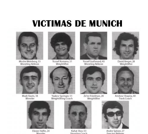 victimas de munich en 1972